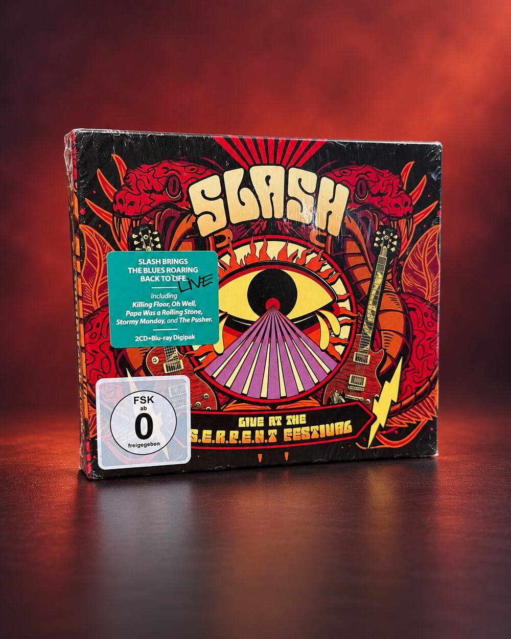 Slash Live at S.E.R.P.E.N.T. Festival 2CD Blu-ray Digipak 2025 Sealed